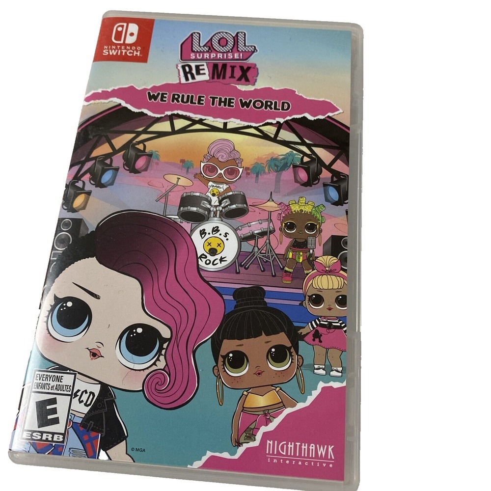 LOL Surprise Remix: We Rule The World - Nintendo Switch preowned great shape